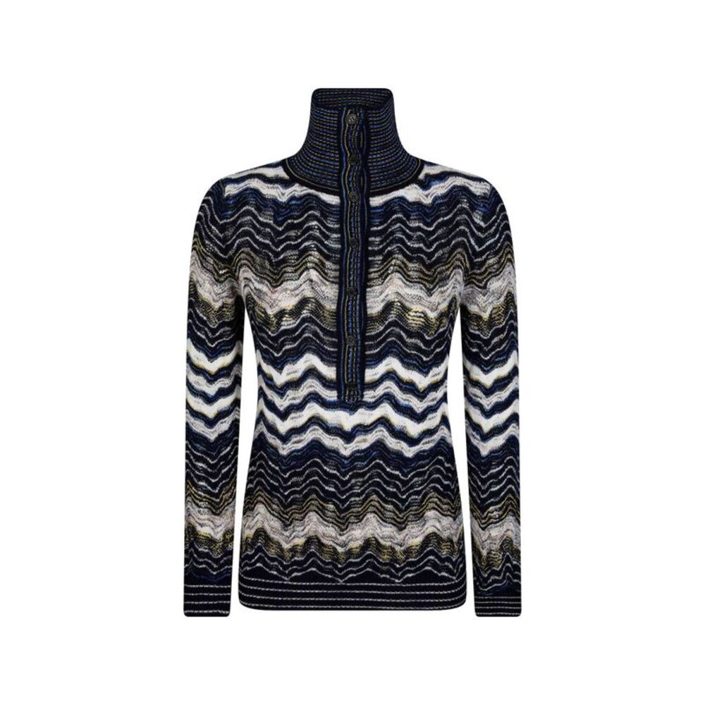 Missoni Women Zig Zag Motif Polo Shirt